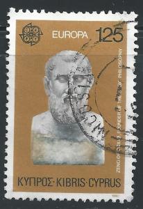 Cyprus #534 125m Europa - Famous People - Zeno of Citium, Philosopher