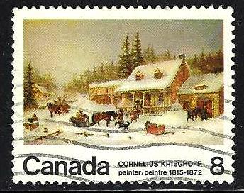 Canada #610i Used Broken Door Frame Variety cv $1.50