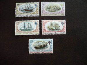 Stamps - Falkland Islands - Scott# 192-196 - Mint Hinged Set of 5 Stamps