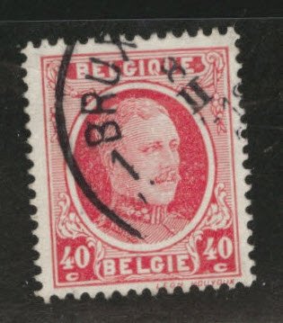 Belgium Scott 156 Used of 1922 creased