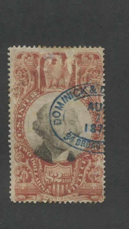 1872 United States Internal Revenue Documentary Stamp #R146 Used Average