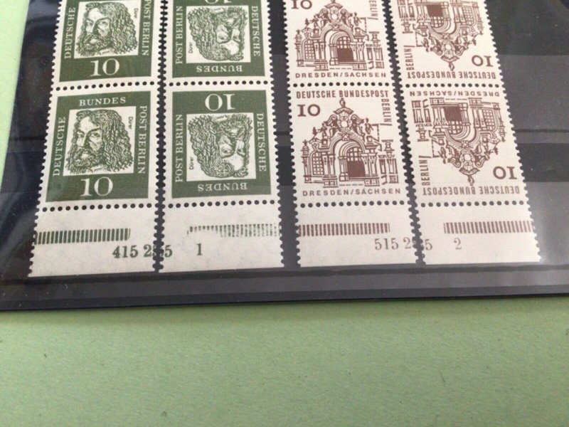 Germany Berlin Tete-Beche stamps pairs mint never hinged stamps Tete-Beche A8724