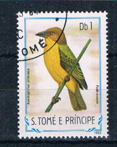 St Thomas & Prince 728 Used Bird ul 1983 (S1207)