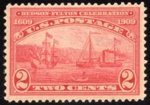 372 Perf. Hudson Fulton Celebration Stamp MNH 1909 MNH Cv $21