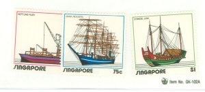 Singapore #164-166  Single (Complete Set)