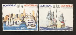 Montserrat 1976 #359a-61a Pairs, American Bicentennial, MNH.