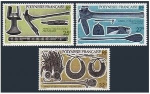 Fr Polynesia 468-470,MNH.Michel 488-490. Ancient Weapons and Tools,1987.