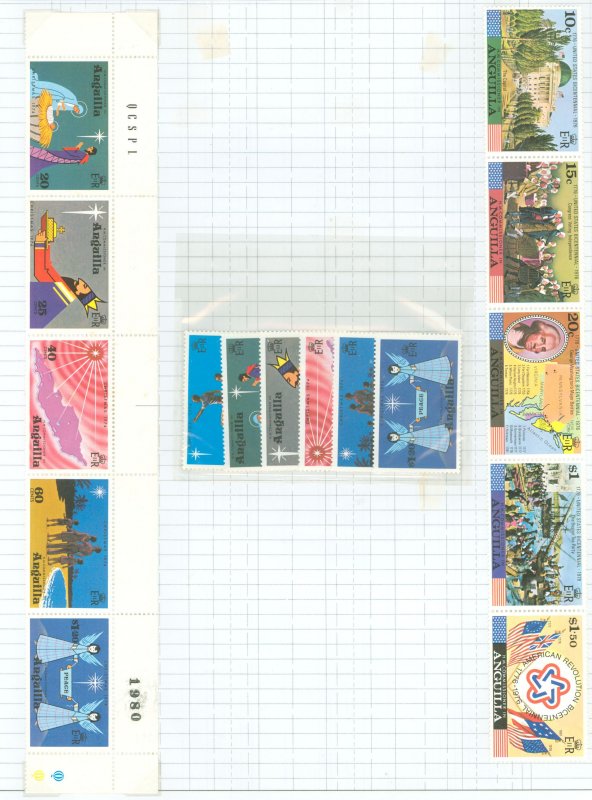 Anguilla #205/222b  Single (Complete Set)