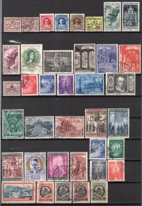 Vatican City 1930's-1940's Selection 38 Used Stamps With Better