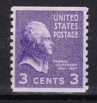 MOstamps - US Scott #842 XF-Sup Mint OG NH Coil - Lot # HS-F860