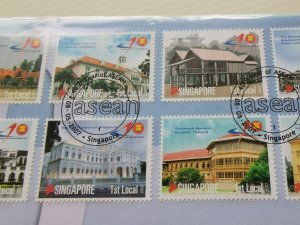 SINGAPORE 2007 FDC - 40 YEARS OF ASEAN.