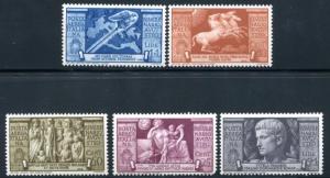 ITALY C95-C99 MINT NH AIR MAIL, 1937 CAESAR