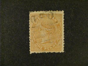 Australia/Queensland #57a used red orange a22.10 6337