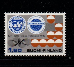 Finland Sc 670 1982  World Bank & IMF  stamp mint NH