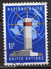 United Nations N.Y.; 1967: Sc. # 166: O/Used Single Stamp