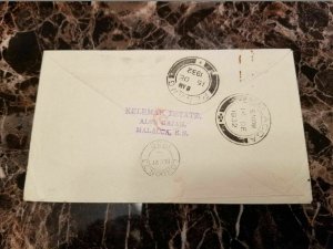 1932 Malacca Malaya Cover To England via KLM Airmail # 165