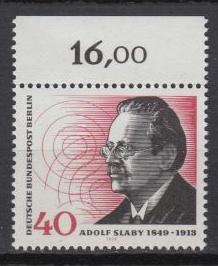 Berlin - 1974 A.Slaby, radiopioneer Mi# 467 - MNH (6678)