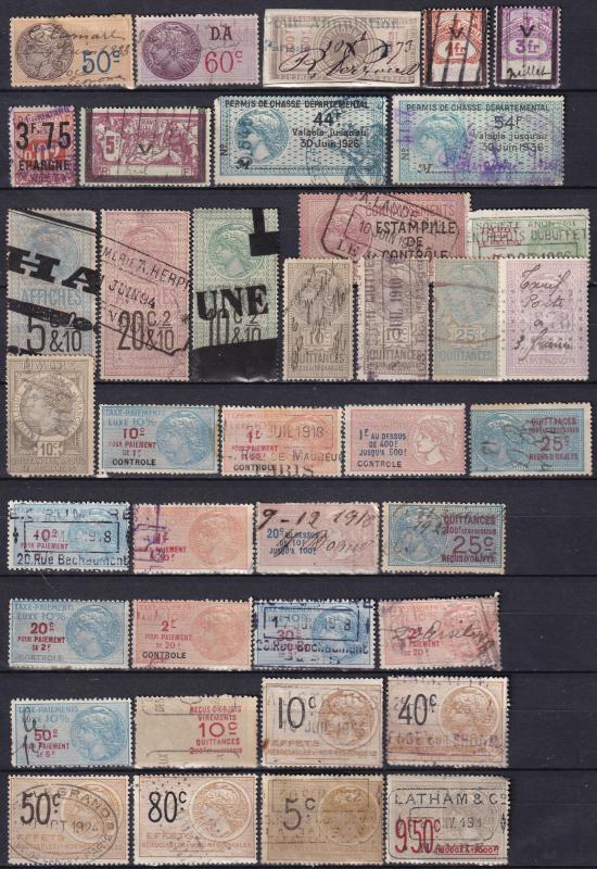 France Revenues Collection 1873-1933  Z790