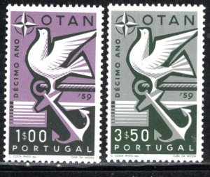 Portugal Scott # 846 - 847, mint nh