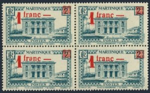 Martinique 190 block/4,MMH.Michel 226. Government Palace,1945.