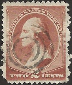 # 210 RED BROWN USED GEORGE WASHINGTON