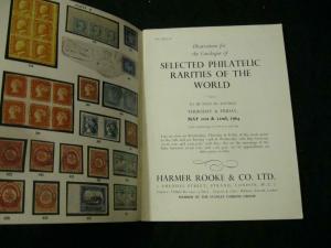 HARMER ROOKE AUCTION CATALOGUES 1964 SELECTED RARITIES + ILLUSTRATIONS