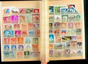 Wordwide Stamp Collection Lot of 560 MNH, MH & Used  Vintage Stock Book