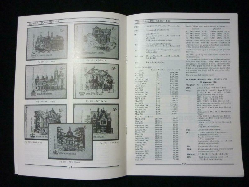 BRITISH STAMP BOOKLETS PART 6 SERIES 8 & SERIES 9 by ALEXANDER & NEWBERY