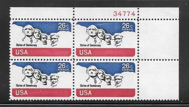 #C88 MNH Plate Block of 4