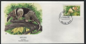 Belize FDC Ants Bear Sc 912 L222