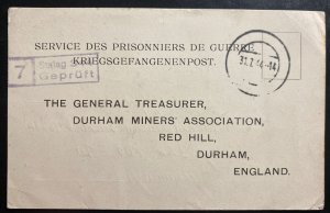 1944 Germany Stalag 344 Prisoner of War POW Parcel Gift PC Cover to Mine England