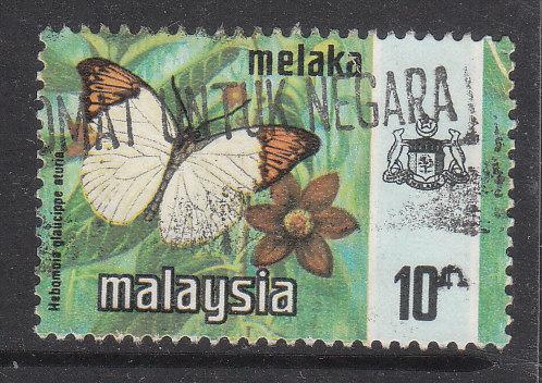 Malaysia Malacca 1977 Sc 78a Harrison Printing 10c Used