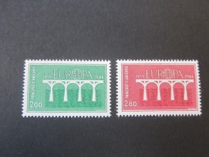 Andorra 1984 Sc 325-6 set MNH