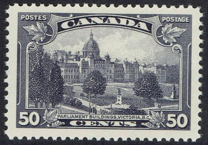CANADA 1935 PARLIAMENT BUILDINGS 50C MNH **