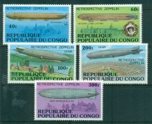 Congo 1977 History of Zeppelin Airships MUH