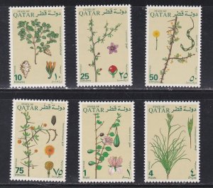 Qatar # 747-752, Native Plants, Mint NH, 1/2 Cat