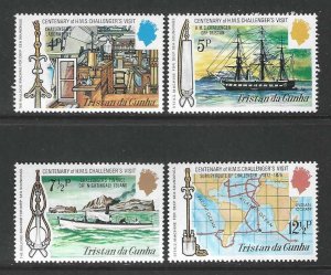 Tristan Da Cunha 181-184 Mint SC:$1.70