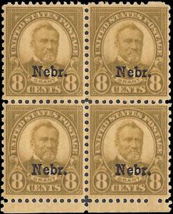 677 Mint,OG,NH... Block of 4... SCV $240.00