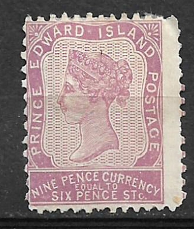 COLLECTION LOT #195 PRINCE EDWARD ISLAND  # 8 MH 1862 CV=$95 2 SCAN