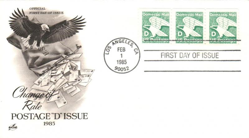 #2112 D - Eagle PNC Artcraft FDC