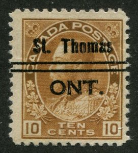 Canada Precancel ST. THOMAS 1-118