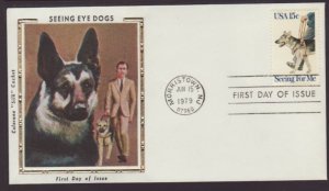 US 1787 Seeing Eye Dogs 1979 Colorano U/A FDC