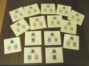 Haiti Stamps # C19--21A Perf Imperf Souvenir Sheet