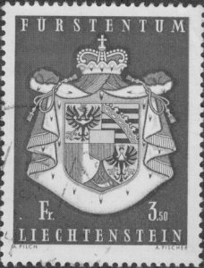 Liechtenstein 452 USED BIN $1.00