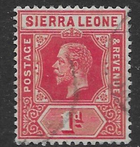 Sierra Leone 104  1912   1 d  used