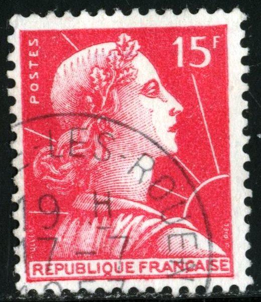 FRANCE #753, USED - 1955 - FRAN023