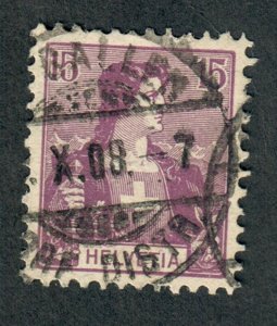 Switzerland #131 used single