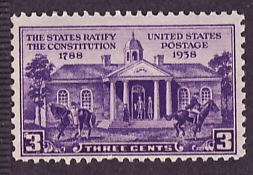  835 Constitution Ratification mint single