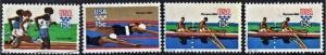 SCOTT  1791-94  OLYMPICS  15¢  SET OF 4 SINGLES  MNH  SHERWOOD STAMP