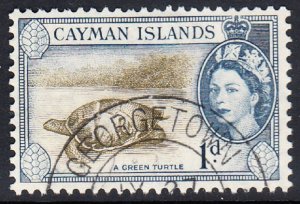 CAYMAN ISLANDS # 137  Used